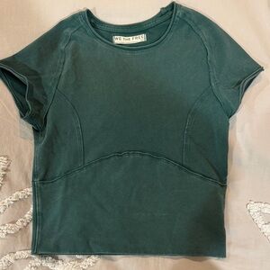 FP Movement by Free People Teal Short Sleeve Top